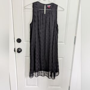 3/$50Vince Camuto Black Scoop Neck Sleeveless Midi Dress